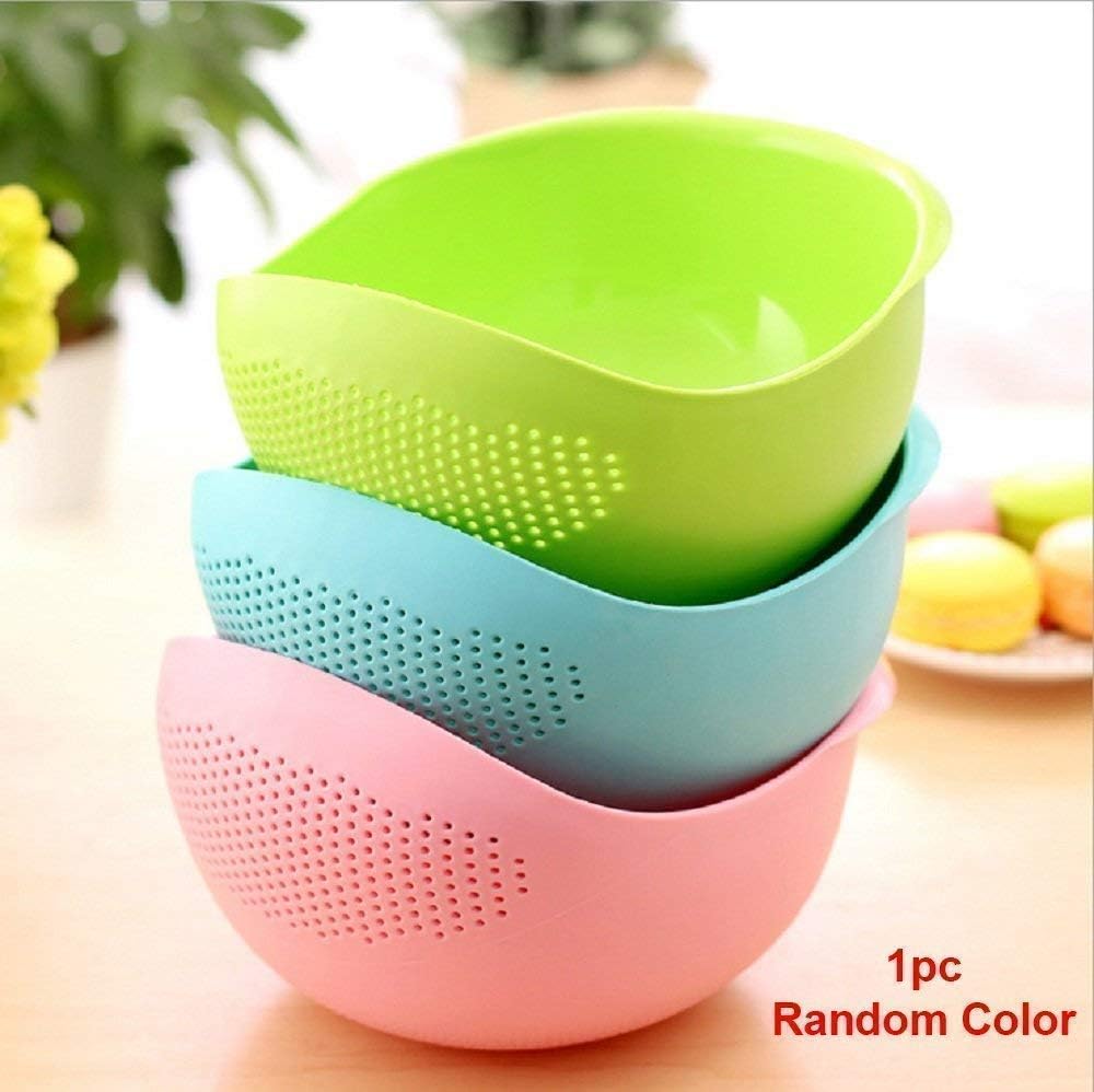 0081 Virgin Rice Bowl Durable Plastic Strainer ,Water Strainer | Vegetable & Fruits Washing Bowl 0081 Virgin Rice Bowl Durable Plastic Strainer ,Water Strainer | Vegetable & Fruits Washing Bowl